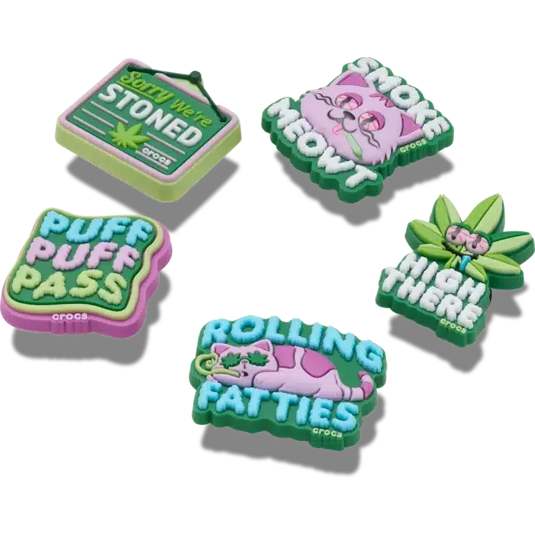 420 Hemp Cuties – Set de 5 brelocuri Jibbitz™ 420 Hemp Cuties – Set de 5 brelocuri Jibbitz™