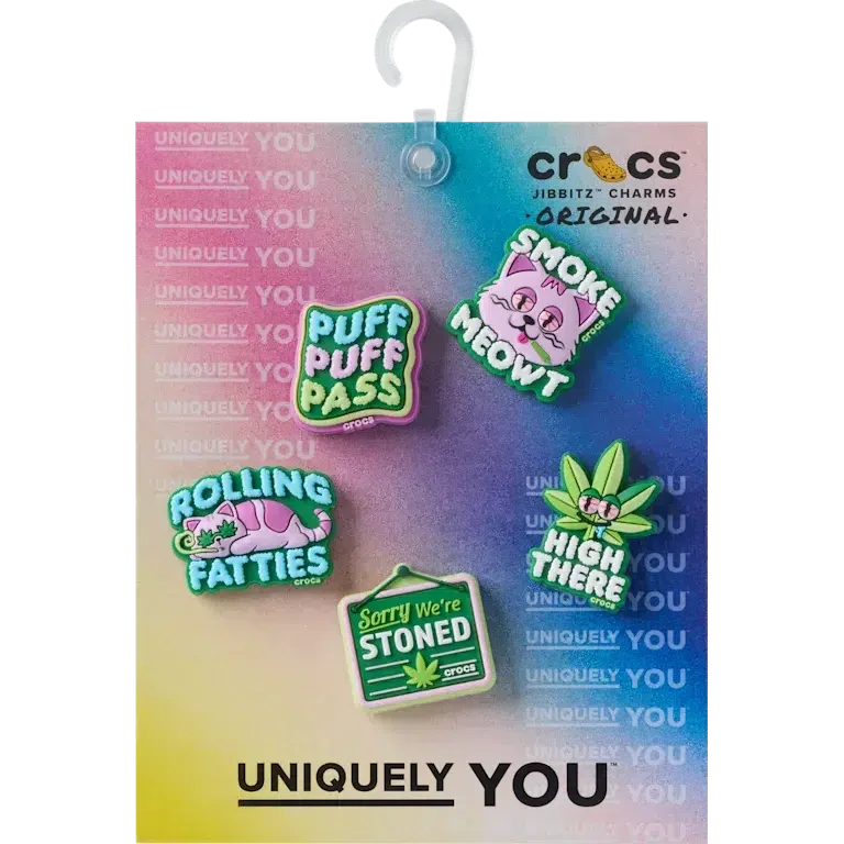 420 Hemp Cuties – Set de 5 brelocuri Jibbitz™ 420 Hemp Cuties – Set de 5 brelocuri Jibbitz™