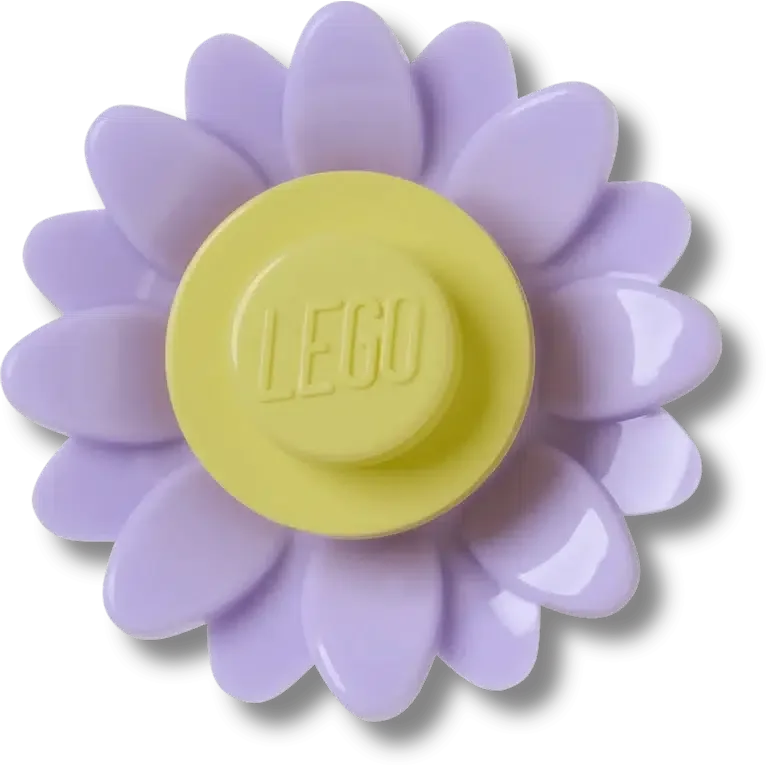 4Lw Brelocuri Jibbitz™ cu floare violetă 4Lw Brelocuri Jibbitz™ cu floare violetă