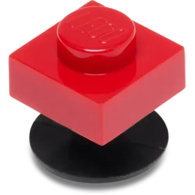 4Lw Plăcuță roșie 1X1 Brelocuri Jibbitz™