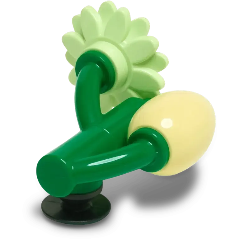 4Lw Talismane Brelocuri Jibbitz™ „Boboc de floare galben” 4Lw Talismane Brelocuri Jibbitz™ „Boboc de floare galben”