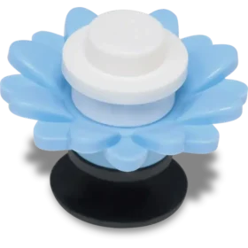 4Lw Talismane Brelocuri Jibbitz™ cu floare albastră