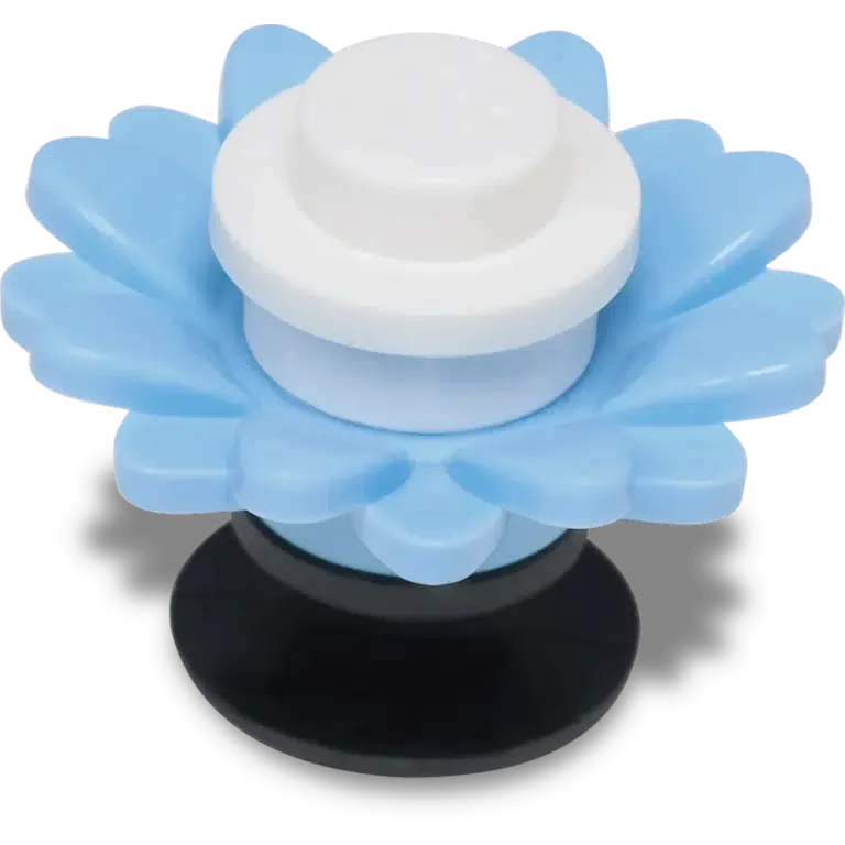4Lw Talismane Brelocuri Jibbitz™ cu floare albastră 4Lw Talismane Brelocuri Jibbitz™ cu floare albastră