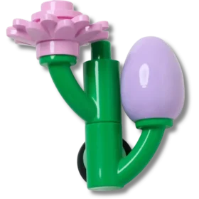4Lw Talismane Brelocuri Jibbitz™ în formă de boboc de floare violet