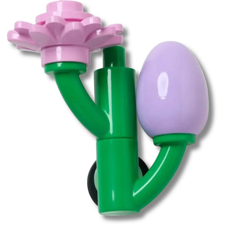 4Lw Talismane Brelocuri Jibbitz™ în formă de boboc de floare violet 4Lw Talismane Brelocuri Jibbitz™ în formă de boboc de floare violet