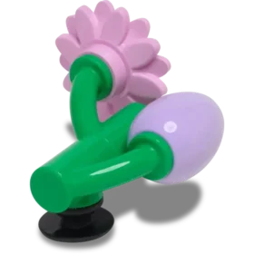 4Lw Talismane Brelocuri Jibbitz™ în formă de boboc de floare violet