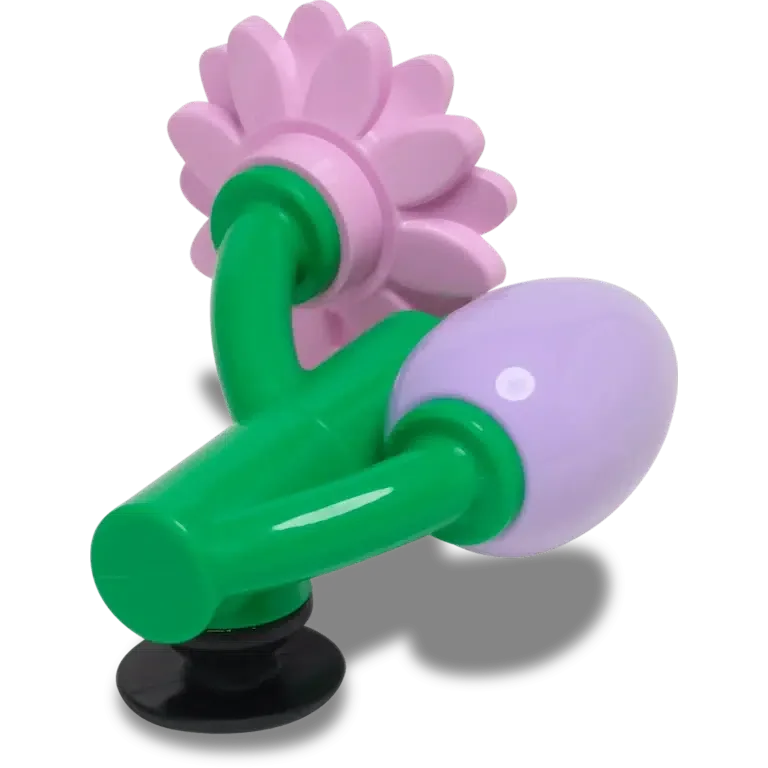 4Lw Talismane Brelocuri Jibbitz™ în formă de boboc de floare violet 4Lw Talismane Brelocuri Jibbitz™ în formă de boboc de floare violet