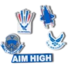 Armed Forces Us Air Force – Set de 5 brelocuri pentru încălțăminte Jibbitz™ Armed Forces Us Air Force – Set de 5 brelocuri pentru încălțăminte Jibbitz™
