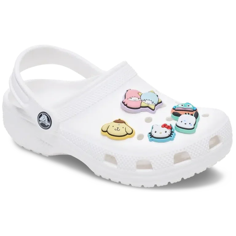 „B’hello Kitty® și prietenii ei – pachet de 5 brelocuri Jibbitz pentru încălțăminte” „B’hello Kitty® și prietenii ei – pachet de 5 brelocuri Jibbitz pentru încălțăminte”
