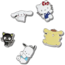 „B’hello Kitty® și prietenii – Set de 5 brelocuri Jibbitz pentru încălțăminte”