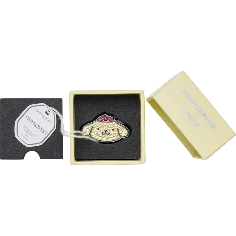 „B’pompompurin” cu cristale Swarovski® – brelocuri Jibbitz™ pentru încălțăminte „B’pompompurin” cu cristale Swarovski® – brelocuri Jibbitz™ pentru încălțăminte