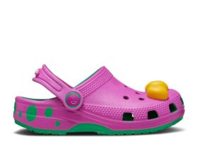 Barney x Classic Clog pentru copii mici