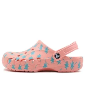 Baya Clog cu imprimeu sezonier „Pink Blue”