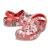 Baya Clog cu imprimeu sezonier „Spicy Orange White”