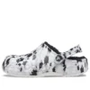 Baya Lined Clog, papuci de casă unisex alb-gri „White Grey”