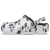 Baya Lined Clog, papuci de casă unisex alb-gri „White Grey”