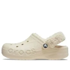 Baya Lined Fuzz Strap Clog „White”