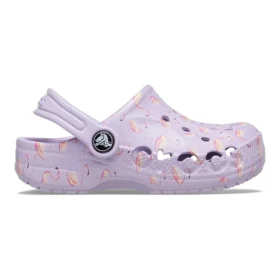 Baya Saboți cu imprimeu sezonier „Purple”