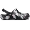 Baya Saboți cu imprimeu „Tropical Floral Black”