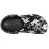 Baya Saboți cu imprimeu „Tropical Floral Black”