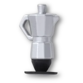 Brelocuri Jibbitz™ „Cafetieră 3D”