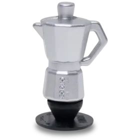 Brelocuri Jibbitz™ „Cafetieră 3D”
