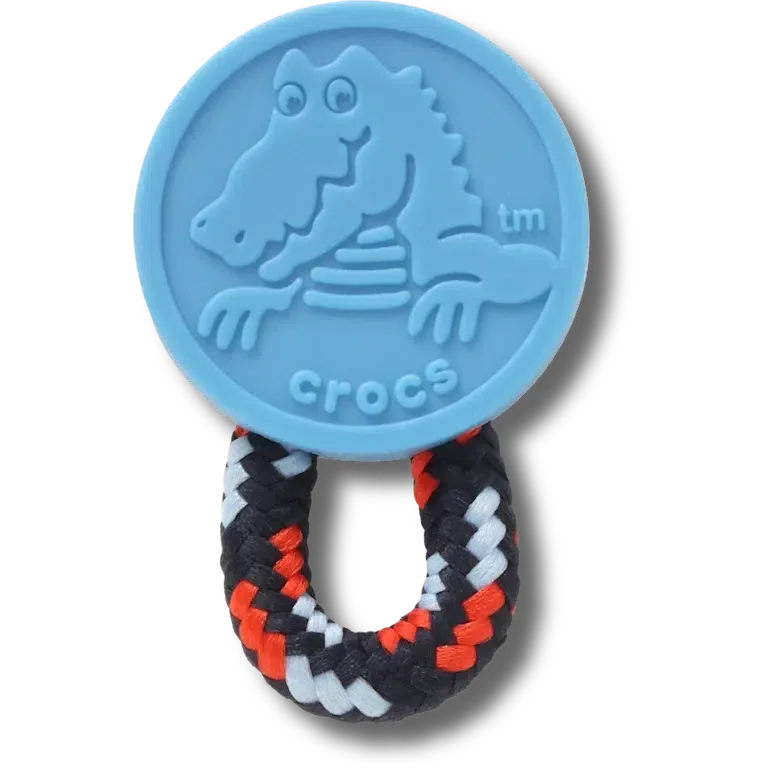 Brelocuri Jibbitz™ cu buclă din paracord albastru Brelocuri Jibbitz™ cu buclă din paracord albastru