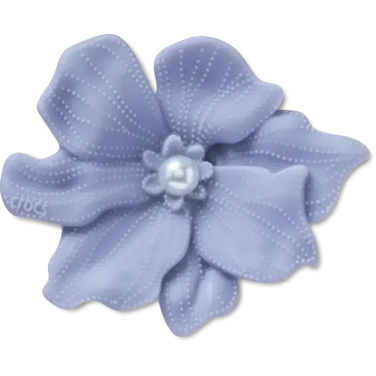 Brelocuri Jibbitz cu floare de periwinkle și perlă Brelocuri Jibbitz cu floare de periwinkle și perlă
