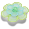 Brelocuri Jibbitz™ cu floare din plasă verde Brelocuri Jibbitz™ cu floare din plasă verde