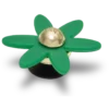 Brelocuri Jibbitz™ cu floare rotativă verde retro Brelocuri Jibbitz™ cu floare rotativă verde retro