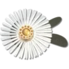 Brelocuri Jibbitz™ cu flori din paiete argintii Brelocuri Jibbitz™ cu flori din paiete argintii