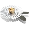 Brelocuri Jibbitz™ cu flori din paiete argintii Brelocuri Jibbitz™ cu flori din paiete argintii