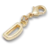 Brelocuri Jibbitz™ cu litera D aurie