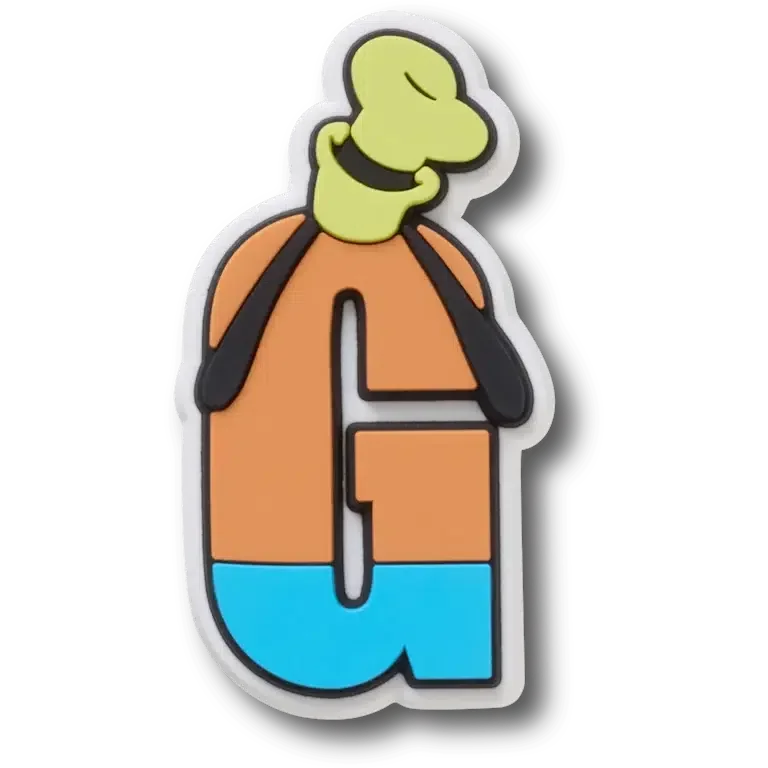 Brelocuri Jibbitz™ cu litera G și personaje Disney Brelocuri Jibbitz™ cu litera G și personaje Disney