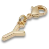 Brelocuri Jibbitz™ cu litera Y aurie