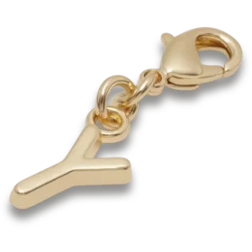 Brelocuri Jibbitz™ cu litera Y aurie