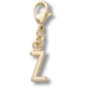 Brelocuri Jibbitz™ cu litera Z aurie