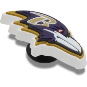 Brelocuri Jibbitz cu logo-ul echipei Baltimore Ravens din NFL