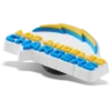 Brelocuri Jibbitz cu logo-ul echipei Los Angeles Chargers din NFL Brelocuri Jibbitz cu logo-ul echipei Los Angeles Chargers din NFL