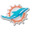 Brelocuri Jibbitz™ cu logo-ul echipei Miami Dolphins din NFL