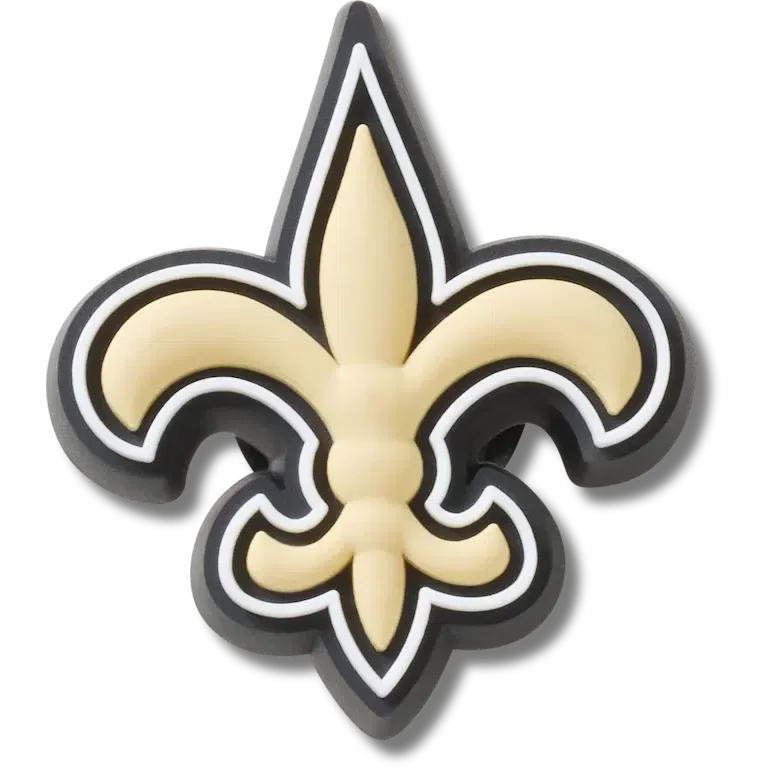 Brelocuri Jibbitz cu logo-ul echipei New Orleans Saints din NFL Brelocuri Jibbitz cu logo-ul echipei New Orleans Saints din NFL
