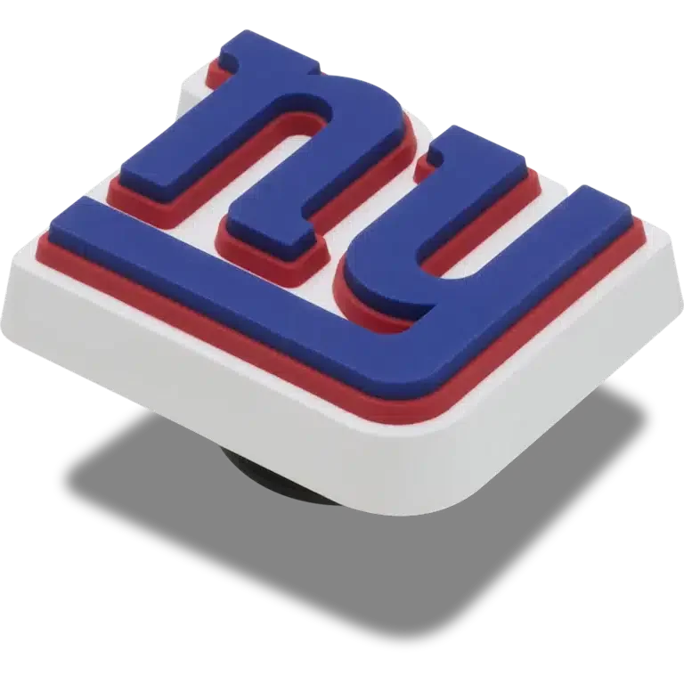 Brelocuri Jibbitz cu logo-ul echipei New York Giants din NFL Brelocuri Jibbitz cu logo-ul echipei New York Giants din NFL
