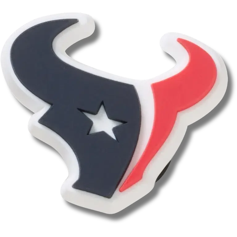 Brelocuri Jibbitz cu logo-ul echipei NFL Houston Texans Brelocuri Jibbitz cu logo-ul echipei NFL Houston Texans