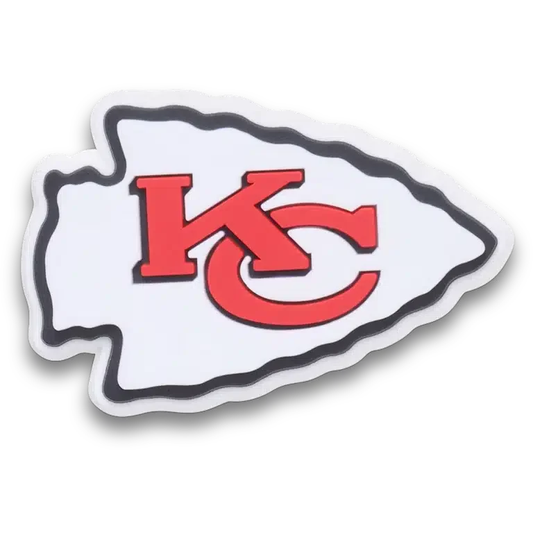 Brelocuri Jibbitz cu logo-ul echipei NFL Kansas City Chiefs Brelocuri Jibbitz cu logo-ul echipei NFL Kansas City Chiefs