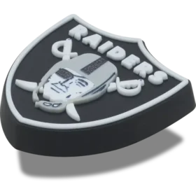 Brelocuri Jibbitz cu logo-ul echipei NFL Las Vegas Raiders