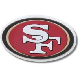 Brelocuri Jibbitz™ cu logo-ul echipei NFL San Francisco 49ers