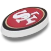 Brelocuri Jibbitz™ cu logo-ul echipei NFL San Francisco 49ers