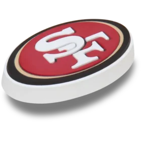 Brelocuri Jibbitz™ cu logo-ul echipei NFL San Francisco 49ers