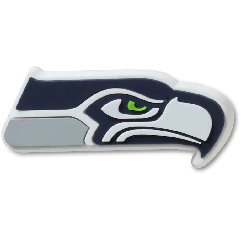 Brelocuri Jibbitz cu logo-ul echipei NFL Seattle Seahawks Brelocuri Jibbitz cu logo-ul echipei NFL Seattle Seahawks