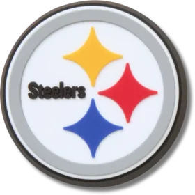 Brelocuri Jibbitz cu logo-ul echipei Pittsburgh Steelers din NFL